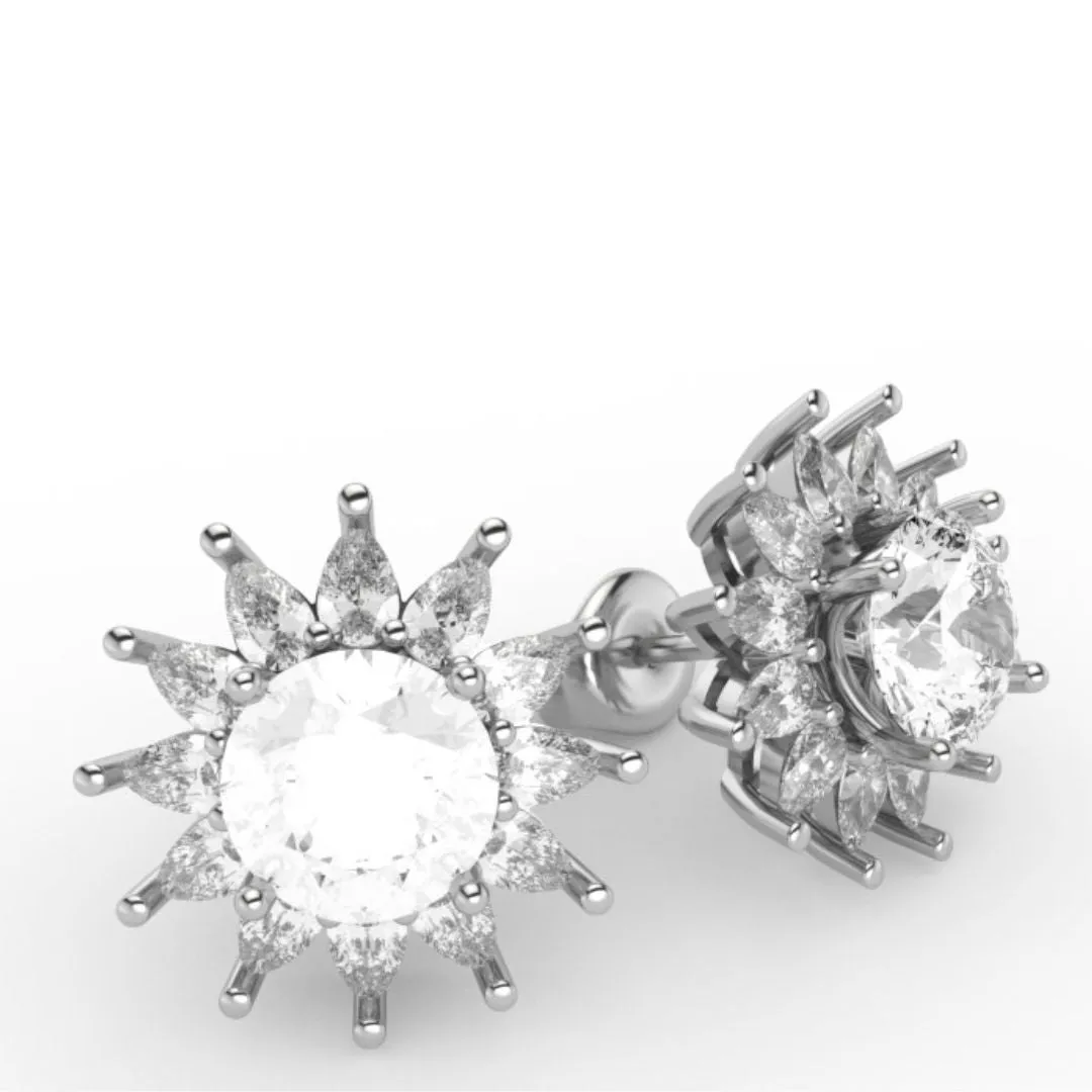 Elixir Jackets - Moissanite in 9ct Gold